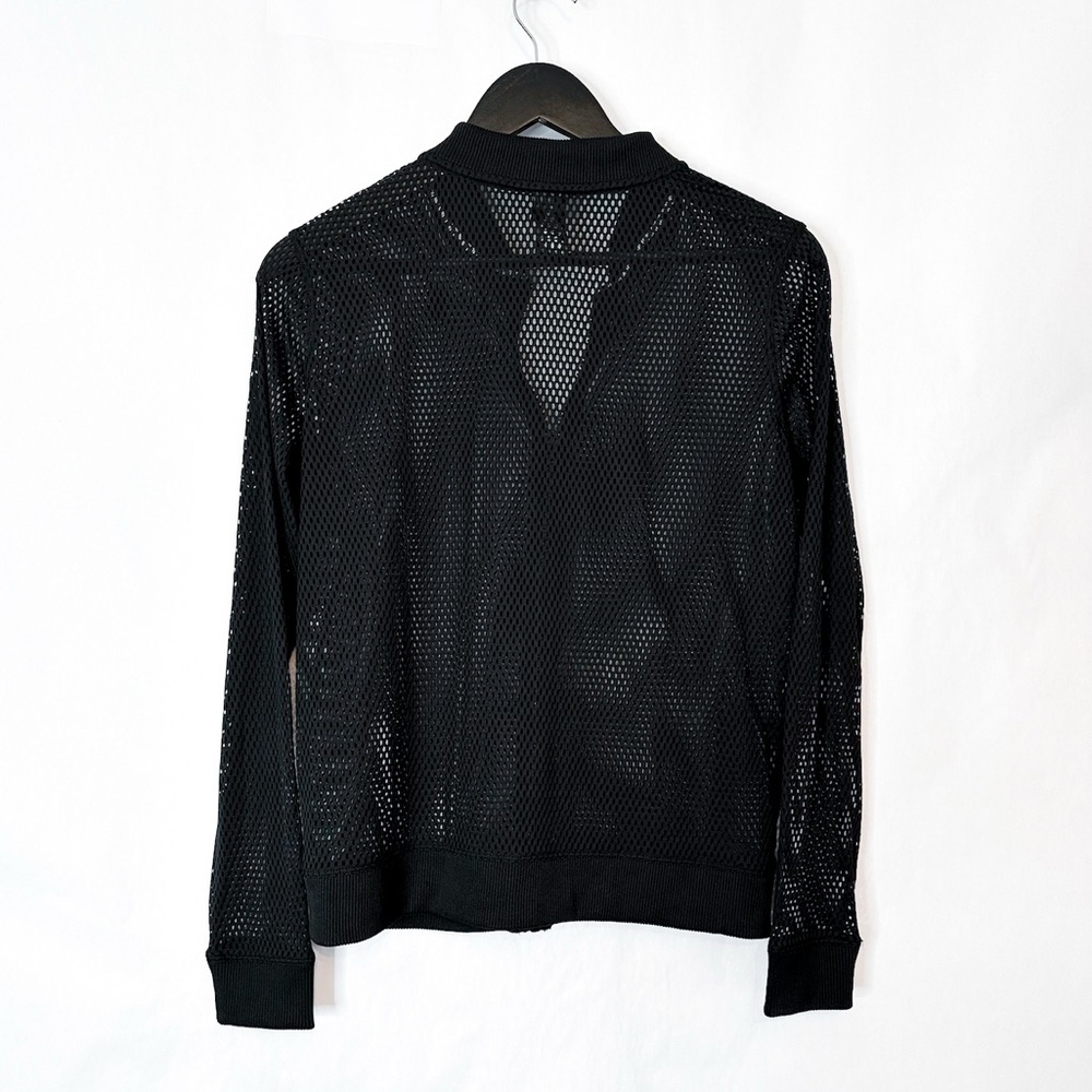 Victoria’s Secret Sport Y2K Black Mesh Bomber Jacket Size Small
Workout Baddie - Picture 10 of 11